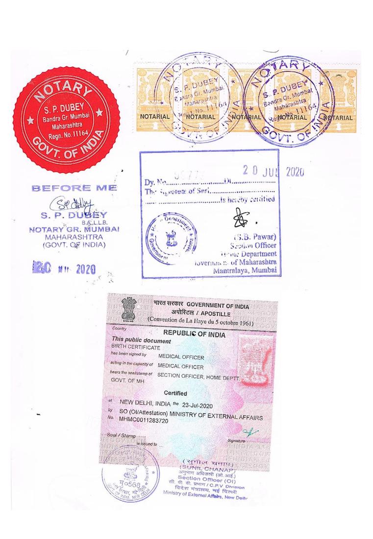 Certificate Apostille South Africa